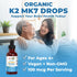 MaryRuth Organics USDA Organic Vitamin K2 MCT Liquid Drops for Adults & Kids | 100 mcg K2 MK7, 1oz
