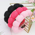 WHAVEL 3 Pack Spa Headbands, Makeup Headband Sponge Terry Cloth for Washing Face, Women & Girls