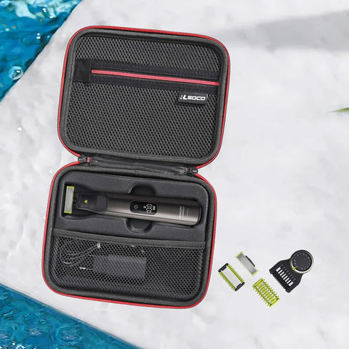 RLSOCO Hard Case Compatible with Philips Hybrid Electric Trimmer QP6530/70, QP6550/70 (Case Only)