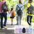 IACA Keychian,5 Pack Set 5pcs Bottles,5pcs Backpack Hand Sanitizer Holder Empty Travel Size Bottle and Hand Sanitizer