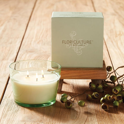 Napa Home & Garden , Floriculture Soy Wax Candle, Sweet Lily