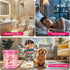 Saint Kang Closet Car Air Freshener Bathroom Odor Absorber Eliminator Gel(Peach)