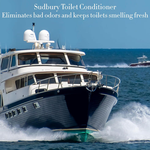 Sudbury Toilet Cleaner, Odor Eliminator for Marine Toilets, Essential Boat Cleaning Supplies, 32 oz.