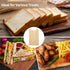 THNIOI 200 Pcs Paper Bread Bags, Large Kraft Bakery Bags for Biscuits and Snacks, Oil-proof, Includes Clear Windows
