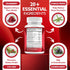 Kidney Cleanse Detox & Repair - Natural Support Supplement with Cranberry Extract & 20+ Herbs for Kidney Health