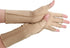 Compression Arthritis Gloves, Rheumatoid Pain Relief Fingerless Circulation Gloves for Women & Men, Beige M