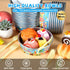 gisgfim 24 Set Pool Party Supplies, 18.6oz Disposable Bowls for Ice Cream, Hawaiian Paper Serving Bowls