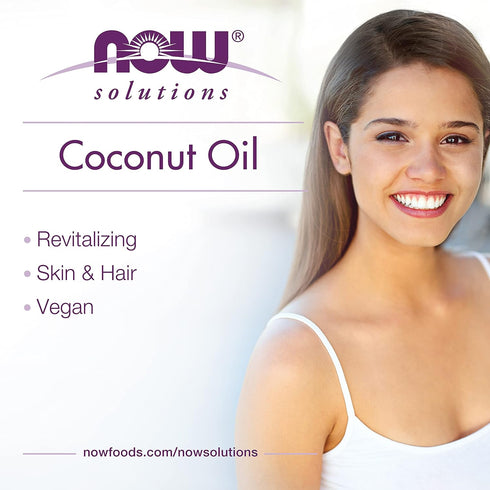 NOW Foods Solutions Liquid Coconut Oil, Light and Nourishing, 16-Ounce