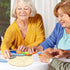 PHIELEY 20 Activities for Dementia Patients, Pieces Wooden Puzzles Game for Seniors, Colorful Hill Pattern Match