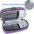 Yarwo Insulin Cooler Travel Case, Double-Layer Diabetic Organizer with 2 Ice Packs for Insulin Pens, Blood Glucose