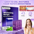 Silent Grind Pro (28 Purple Teeth Whitening Strips Strips) Purple Whitening Strips, Portable Whitening Strips Purple