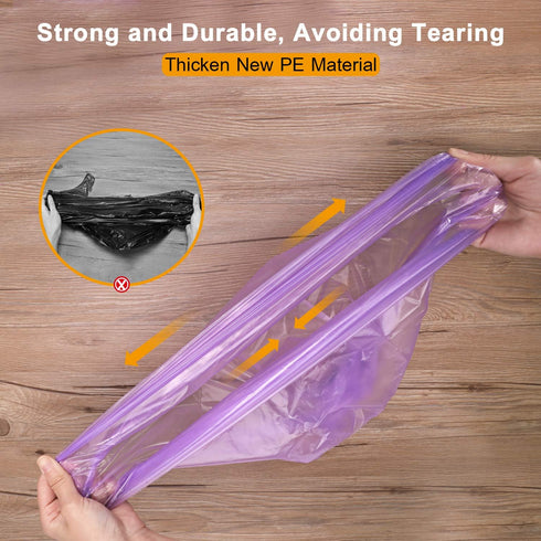 KONE Plastic Garbage Bag, 4 Gallon, 168 Count, Trash Bag for Bathroom Home Small Garbage Cans