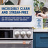 Pack 3 Aunt Fannie's Stainless Steel Spray Cleaner, Powered by Vinegar, Fingerprint and Residue Remover