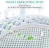 Medical Restraint Gloves 2Pcs, Hand Protective Gloves for Autistic Child, Bed Restraints Mitts