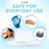 JJ CARE Large Alcohol Prep Pads, 4 x 6" Sterile Alcohol Pads Individually Wrapped, 70% Isopropyl Alcohol Wipes, Pack of