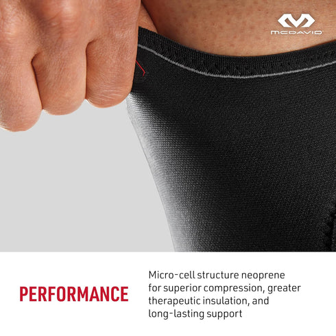 McDavid Knee Compression Sleeves for Men/Women, Open Patella Brace, Stabilizer for Minor Arthritis