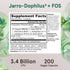 Jarrow Formulas Jarro-Dophilus + FOS, 3.4 Billion CFU, Prebiotic & Probiotics Supplement for Immune & Intestine