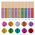 Ownest 10 Colors Liquid Glitter Eyeliner, Waterproof Shimmer Sparkling Eyeshadow, Long Lasting Metallic Glitter - 10pcs