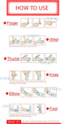 Vet Wrap Medical Tape, 1 inch x 12 Pack, White Self-Adhering Bandage Fabric, Waterproof Wrap