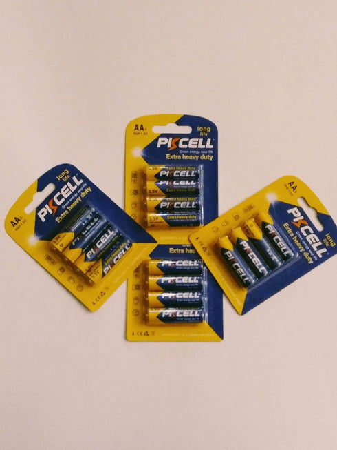 PKCELL R6P-4B 1.5V Pack 4 Heavy Duty AA Battery
