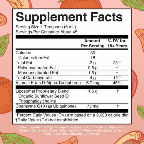 MaryRuth Organics Liquid Vitamin - Coenzyme Q10 for Heart Health and Immune Support - Vegan Non-GMO, 7.6 Fl Oz, 45