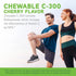 DaVinci Labs Chewable C-300 - Vitamin C Supplement for Immune Health, Cholesterol & Collagen Production - 90 Vegetarian