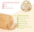Natural Loofah Sponges, 4 PCS Organic Luffa Bath Shower Sponge, Exfoliating Body Back Scrubber for Daily Care