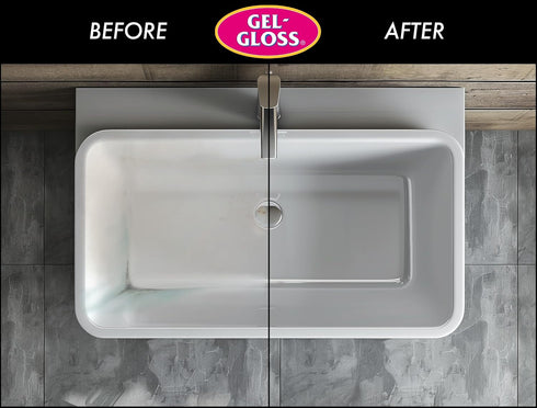 TR 16 oz. Gel-Gloss Home Kitchen & Bath Polish | Carnauba Cleaner Wax Formulation | Removes Water Spots, Light