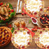 mdgfge 24Pcs (9 inch) Thanksgiving Paper Plates, Autumn Maple Leaf with Pumpkin Disposable Dessert Plates Tableware