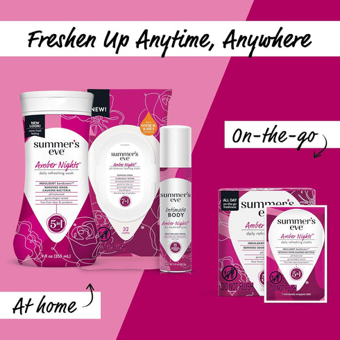 Summer's 15 oz Eve Amber Nights with Oat and Shea Extracts, Daily Refreshing All Over Feminine Body Wash, Removes Odor
