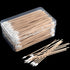 Norme 6 Inch 500 Pcs Long Cotton Swabs with Wooden Handles for Cleaning and Makeup