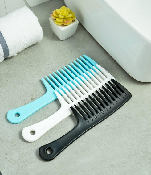 Wide Tooth Comb and Large Hair Detangling Comb, Durable Hair Brush for Best Styling, Suitable for All Hair Types