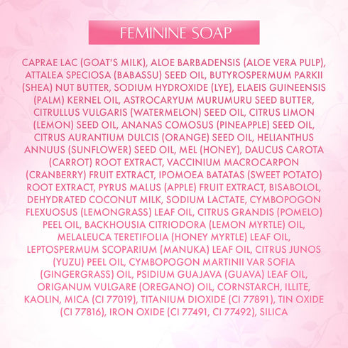 PANOUIE Inflammation E Skin | Pretty Kitty Intimate Care | Botanical Feminine Hygiene | Soothing Feminine Soap | Gentle