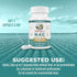 MaryRuth Organics Nutritional Supplement Capsule, NAC 1000mg Per Serving, Vegan, Non-GMO, 120 Count