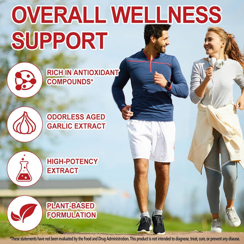Immune 300 Count (1) Aged Garlic Extract Capsules, Garlic Supplements, Organic Odorless Garlic Softgels for Support
