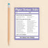 Knock Knock Paper Fortune Teller Nifty Note Pad, Oracle Gift Paper Fortune Teller Pad, 4 x 5.25 inches