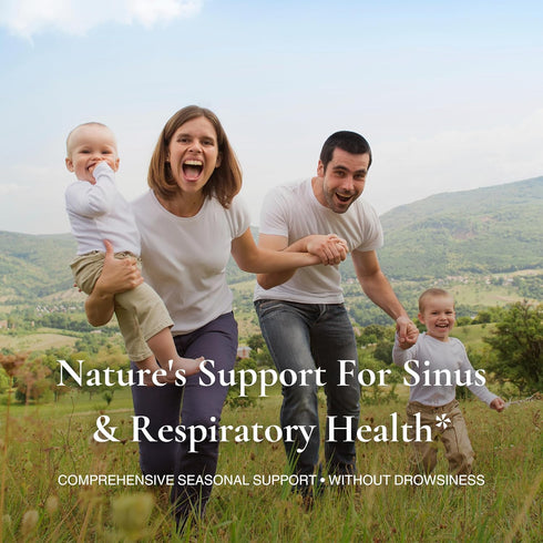 Allurtica Sinus & Respiratory Support Supplement, Quercetin and Stinging Nettle, 40 Capsules