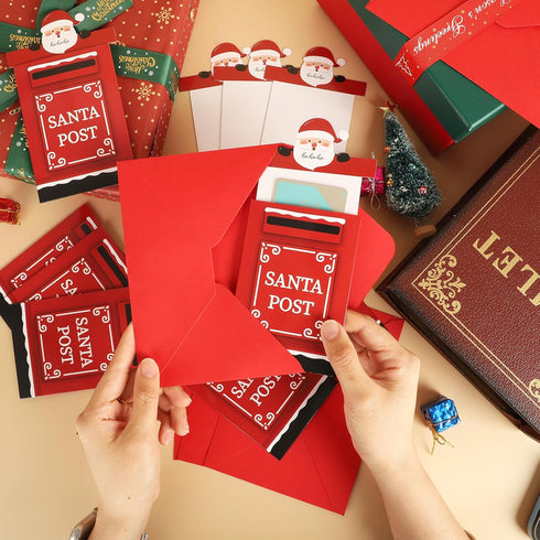 Sereliy 12 Sets Holiday Money Christmas Cards with Envelopes, Christmas Gift Card Holder for Money, Xmas Card Cash