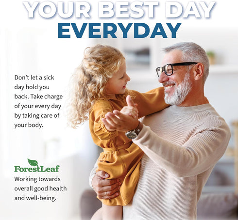 ForestLeaf Vitamin D3 10000IU - 180 Count - Bone Health and Immune Support - Easy to Swallow Capsules