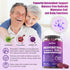 Resveratrol Gummies 1500mg, Supplement with Quercetin, Grape Seed, Red Wine, Vegan, Natural Grape Flavor, 60Ct