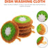 CALLARON 5Pcs Dishwashing Pad, Acrylic Dish Towel Scrubbing Dish Sponge, Heavy Duty