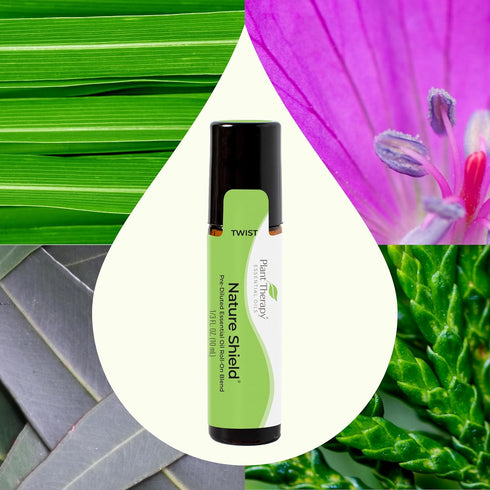 Plant Therapy Nature Shield Essential Oil Blend Pre-Diluted Roll-On, 10 mL, 100% Pure
