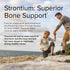 Terry Naturally Strontium Bone Health & Strength Support Supplement, 60 Vegan Capsules (Pack of 2)