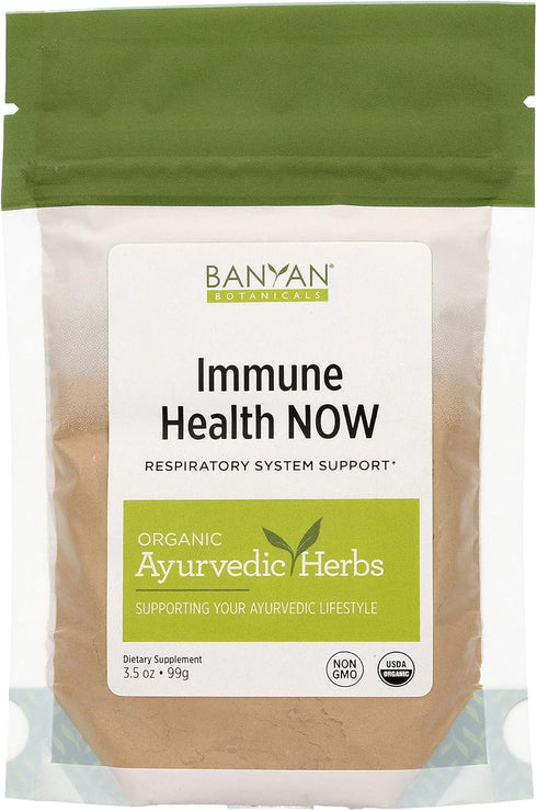 Banyan Botanicals Immune Health NOW – Organic Herbal Immune Booster Powder for Respiratory & Immune Support