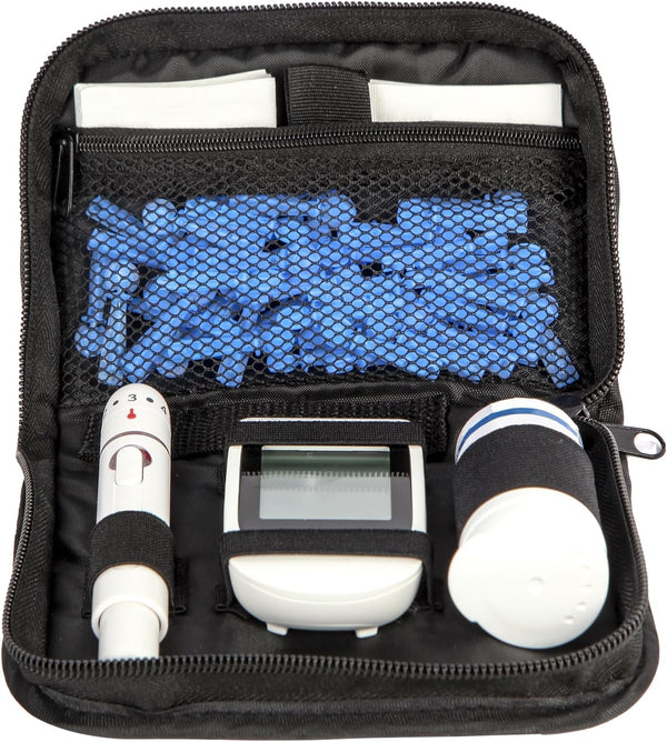 Diabetes Supply Case, Diabetic Organizer Carrying Travel Case Kit, Portable Diabetes Testing Kit Case, Blood Glucose