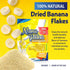 Nutritional Designs Nana Flakes, 100% Pure Anti-Diarrheal Banana Powder for IBS Relief & Heart Burn - Natural, 50 Packs