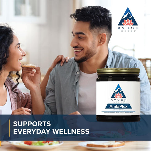 Ayush Herbs Amla Plex, All-Natural Immune and Digestive-Support Herbal Jam with Vitamin C