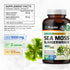 BIO KRAUTER Irish Sea Moss Capsules, 1600 mg - 250 Count - Vegan Bladderwrack with Chondrus Crispus