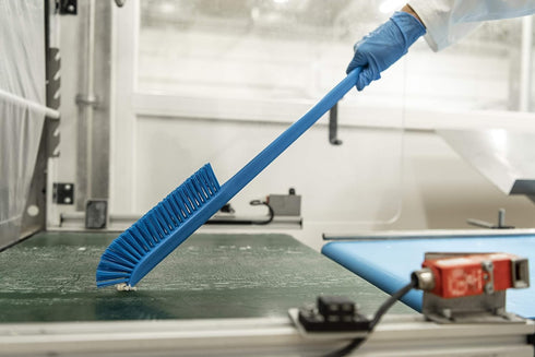 Vikan Ultra-Slim Cleaning Brush with Long Handle - 23.62" Medium, White, One Size, Multi-Purpose