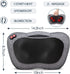 VIKTOR JURGEN Back Massager - Neck Massager with Heat, Electric Shiatsu Pillow for Full Body Muscle Relief